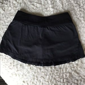 Ivivva girls set the pace skirt black